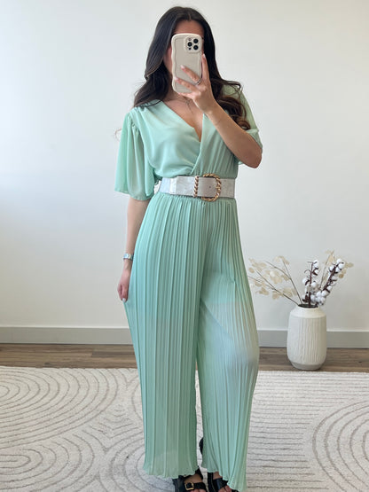 COMBINAISON LORA VERT D’EAU