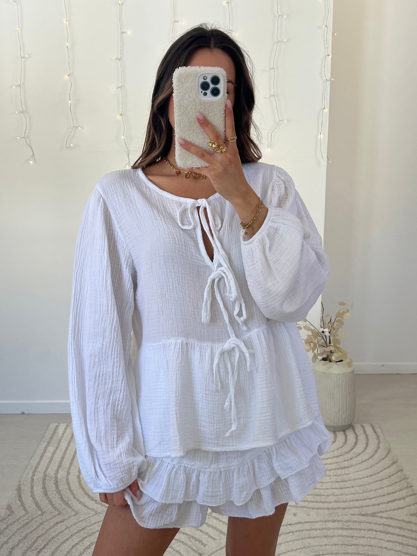 BLOUSE AGATHE BLANCHE