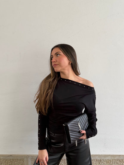 TOP CARMEN NOIR (EXPÉDITION 02/03)