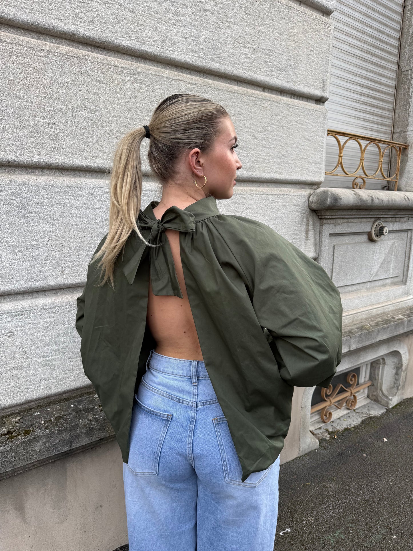 BLOUSE YSÉE KAKI