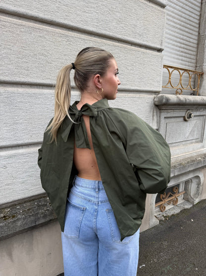 BLOUSE YSÉE KAKI