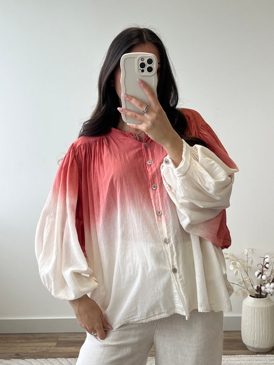 BLOUSE ADA CORAIL