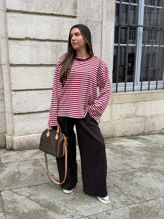 TOP ISADORA ROSE/BORDEAUX