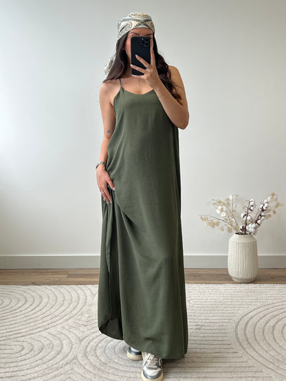 ROBE AURORE KAKI
