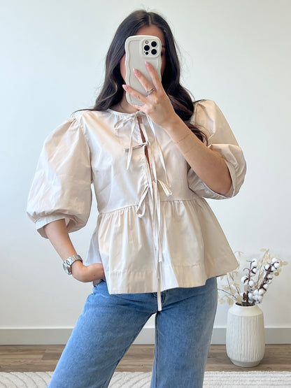 BLOUSE MIRA BEIGE