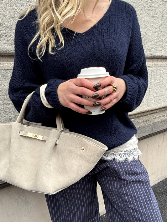 PULL ANA BLEU MARINE