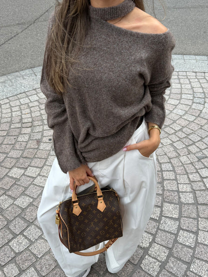 PULL KARMEN TAUPE