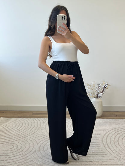 PANTALON FANNY NOIR (PETITE & GRANDE)