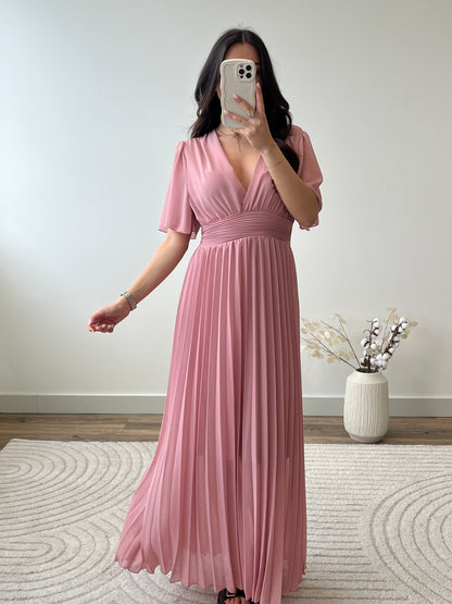 ROBE ALBA ROSE POUDRÉ