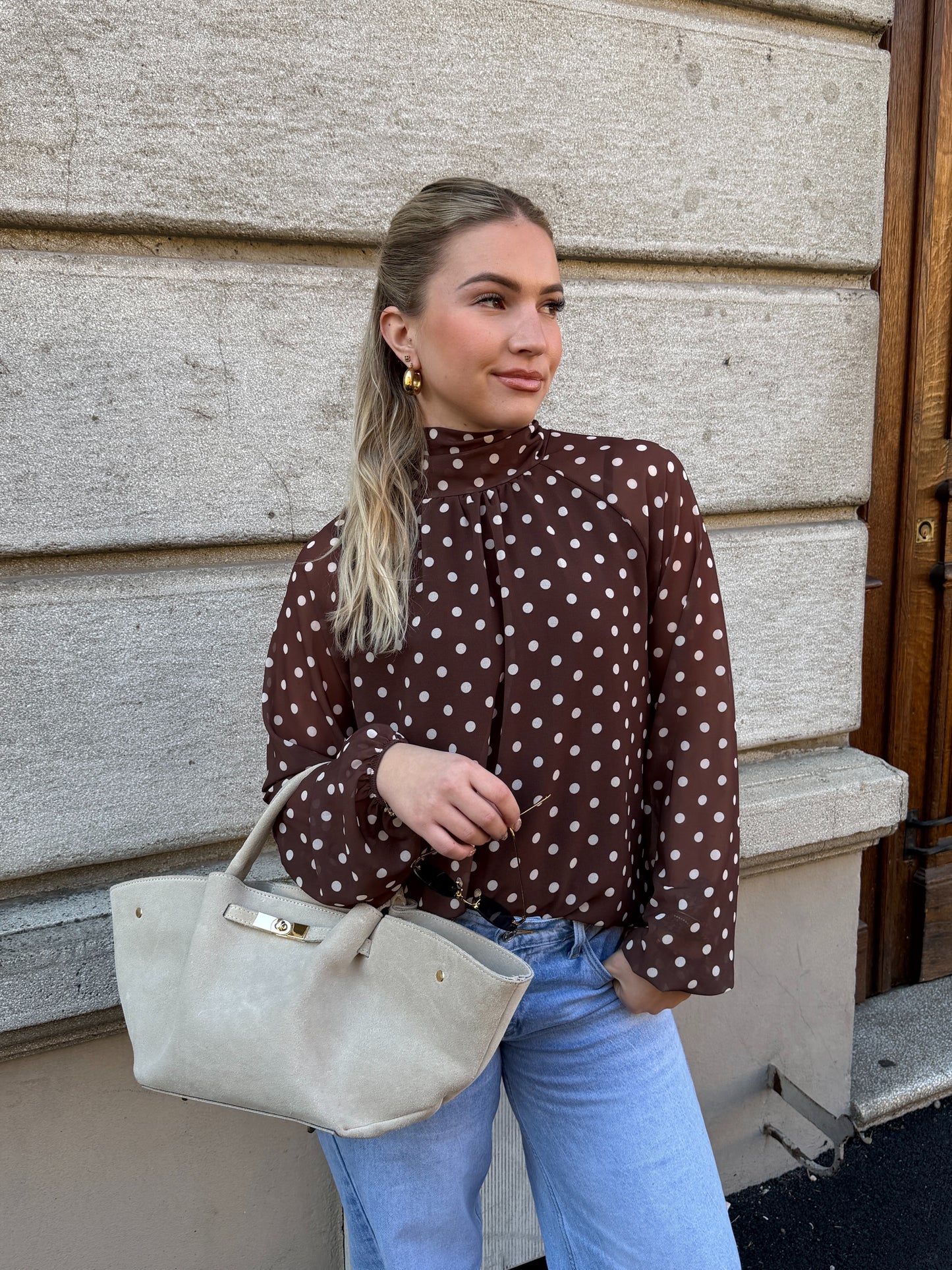 BLOUSE BLAIR CHOCO