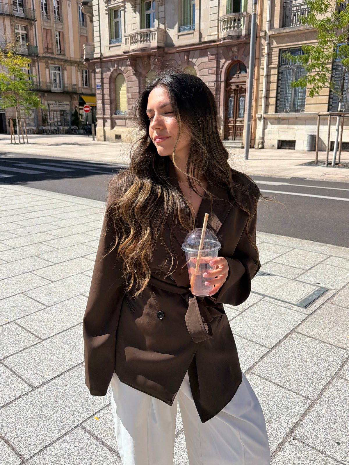 BLAZER HILO CHOCO