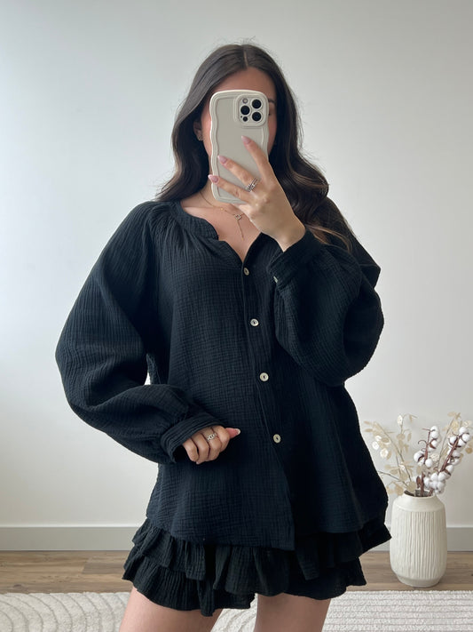 CHEMISE AYA NOIR