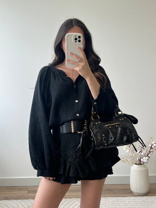 CHEMISE AYA NOIR