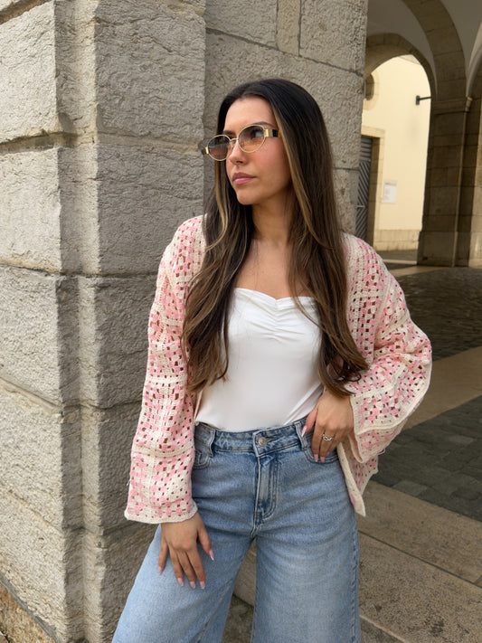 GILET NOVÉA ROSE