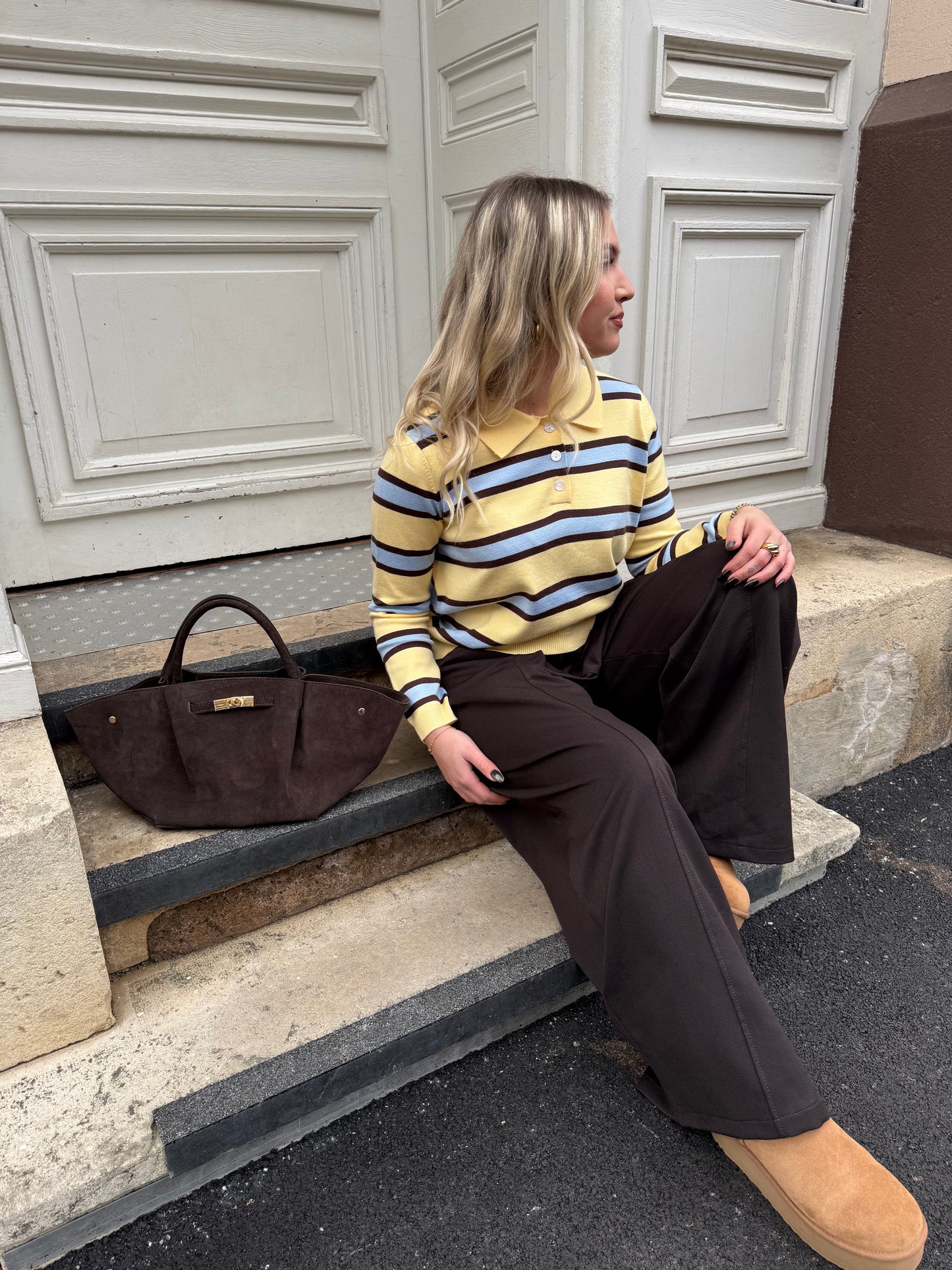 PANTALON BLAZER MARRON (PRÉCO - EXPÉDITION 09/02)