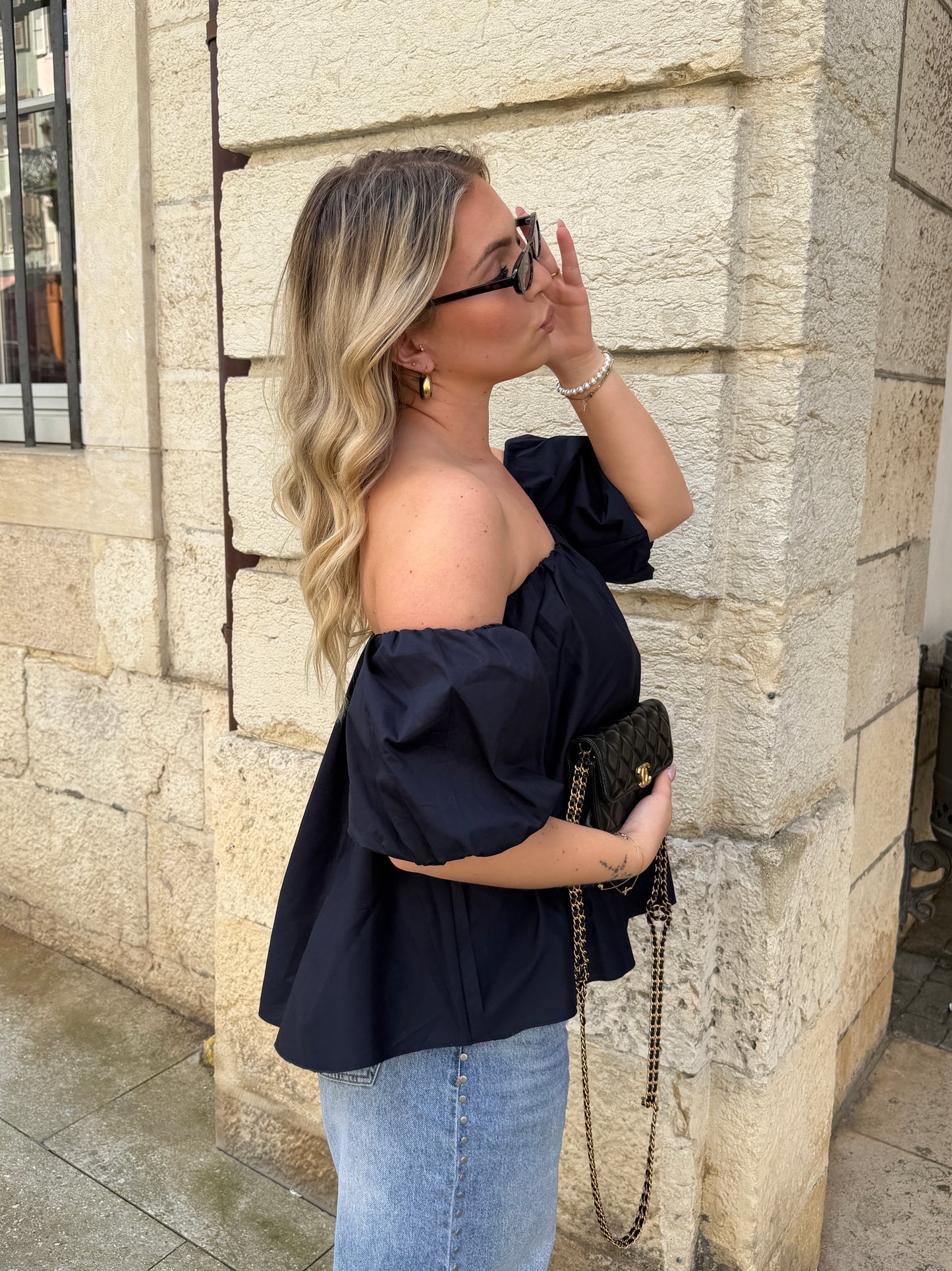 BLOUSE GABY MARINE