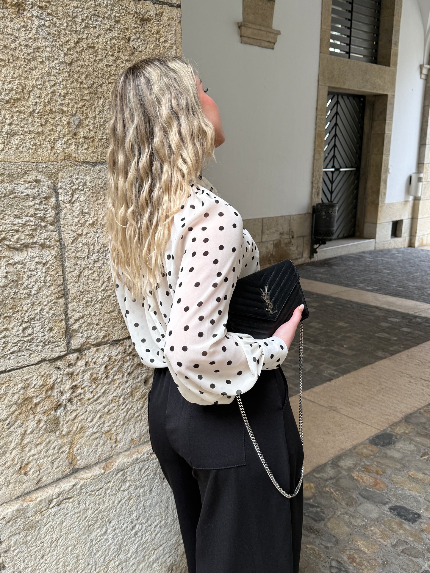 CHEMISIER CÉLINE CRÈME