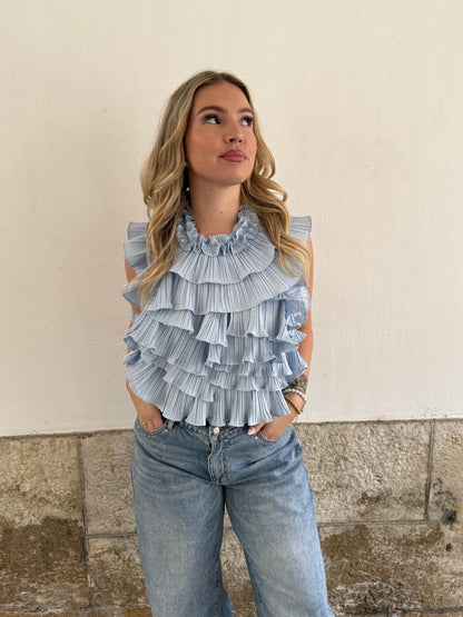 TOP LOVE BLEU CLAIR