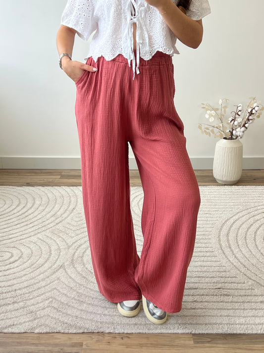 PANTALON AYA TERRACOTTA