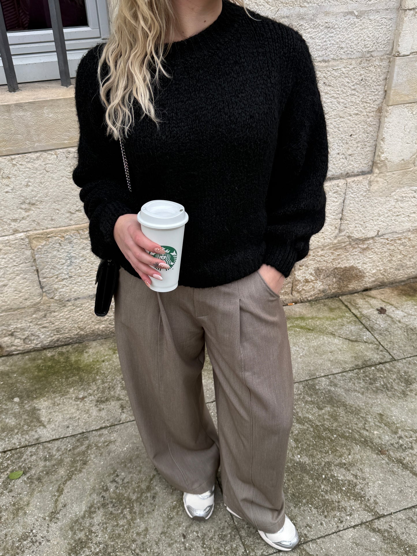 PANTALON BLAZER TAUPE