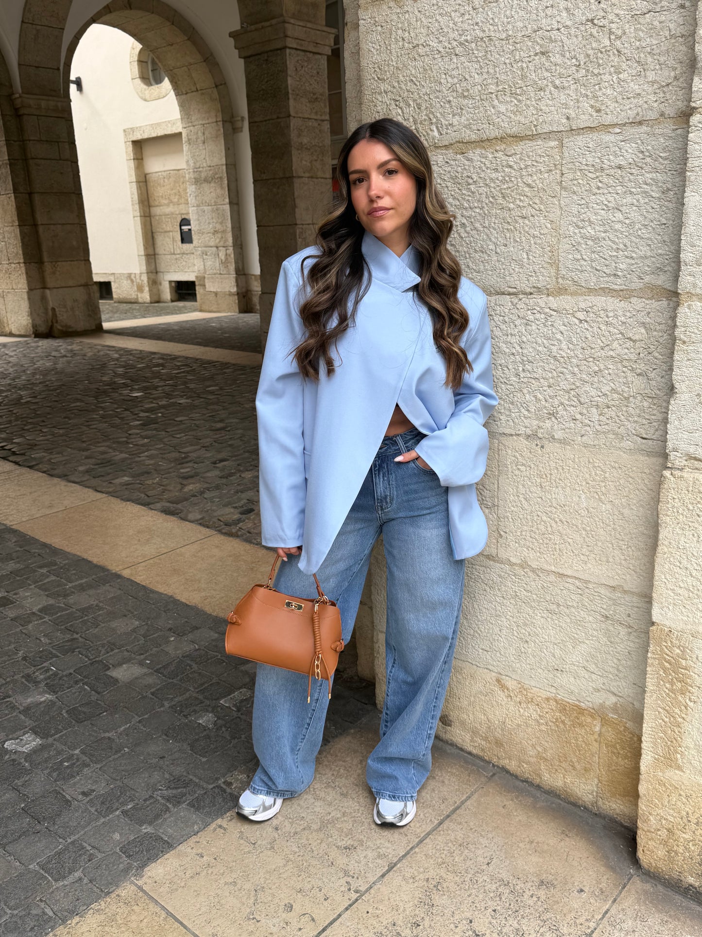 BLAZER AMBRE BLEU