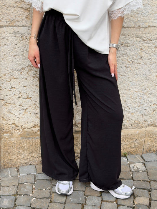 PANTALON FANNY NOIR (PETITE & GRANDE)