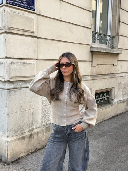 GILET EDEN BEIGE