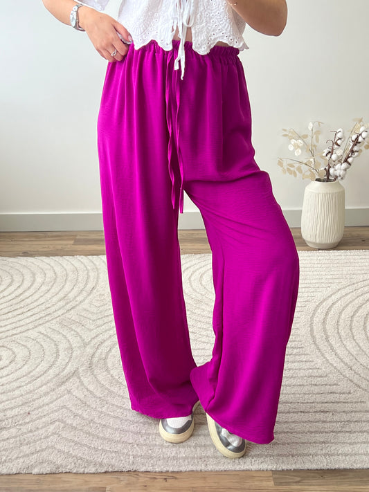 PANTALON FANNY MAGENTA (PETITE & GRANDE)