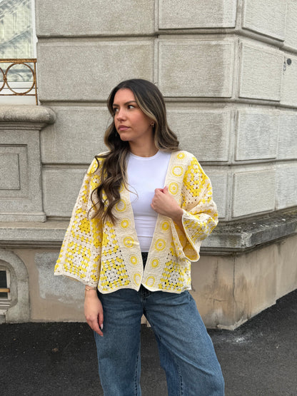 GILET CÉLESTE JAUNE