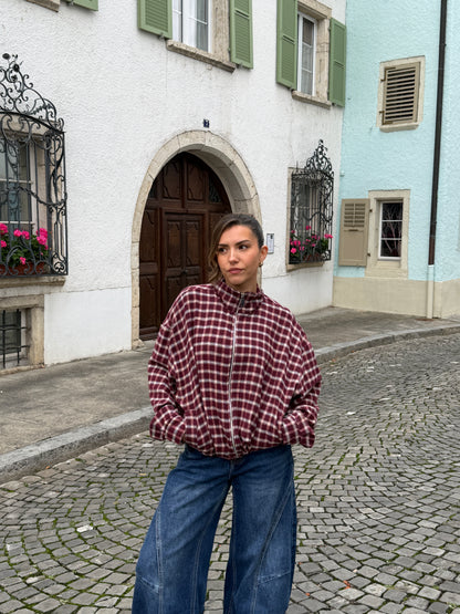 VESTE SALOMÉ BORDEAUX