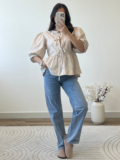 BLOUSE MIRA BEIGE