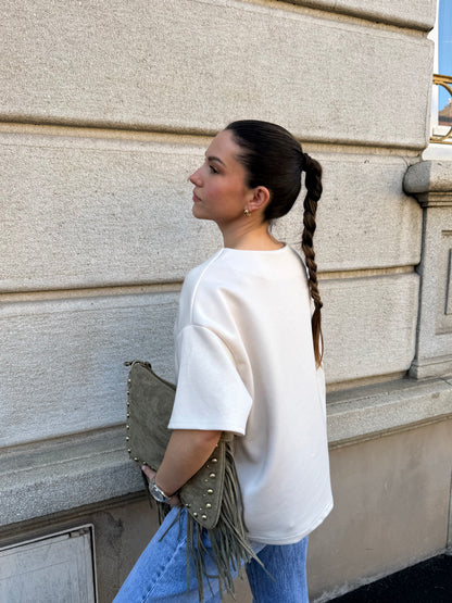 SAC FRANGE KAKI
