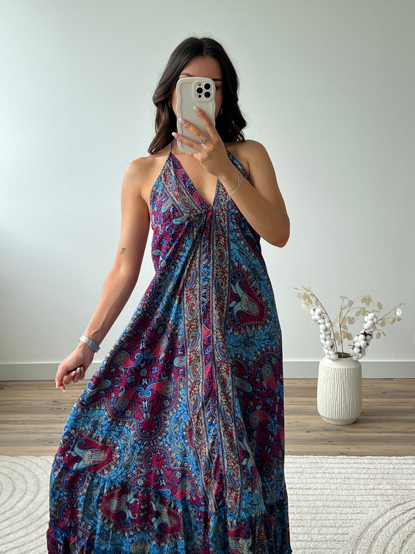 ROBE BOHÈME MARIA BLEU