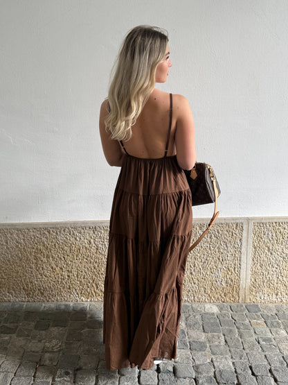 ROBE SOLEIL CHOCO (PRÉCOMMANDES, expédition début juin)