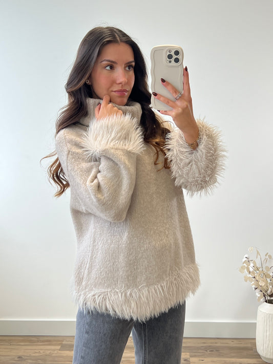 PULL ROMANE BEIGE