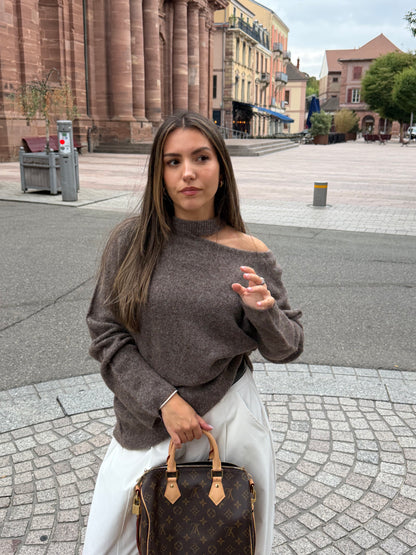 PULL KARMEN TAUPE