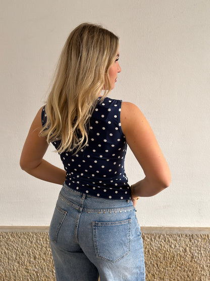TOP ELOÏSE NOIR (PRECOMMANDE, expédition début juin)