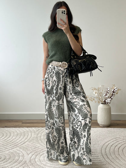 PANTALON AMALIA CASHMERE KAKI