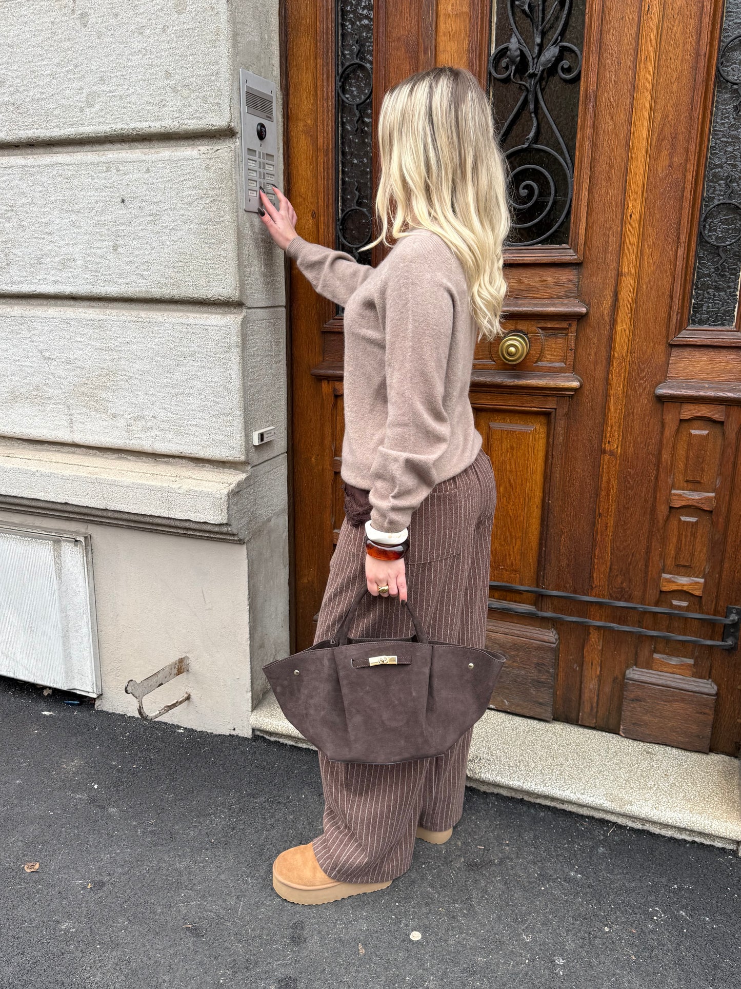 PANTALON BONNIE MARRON