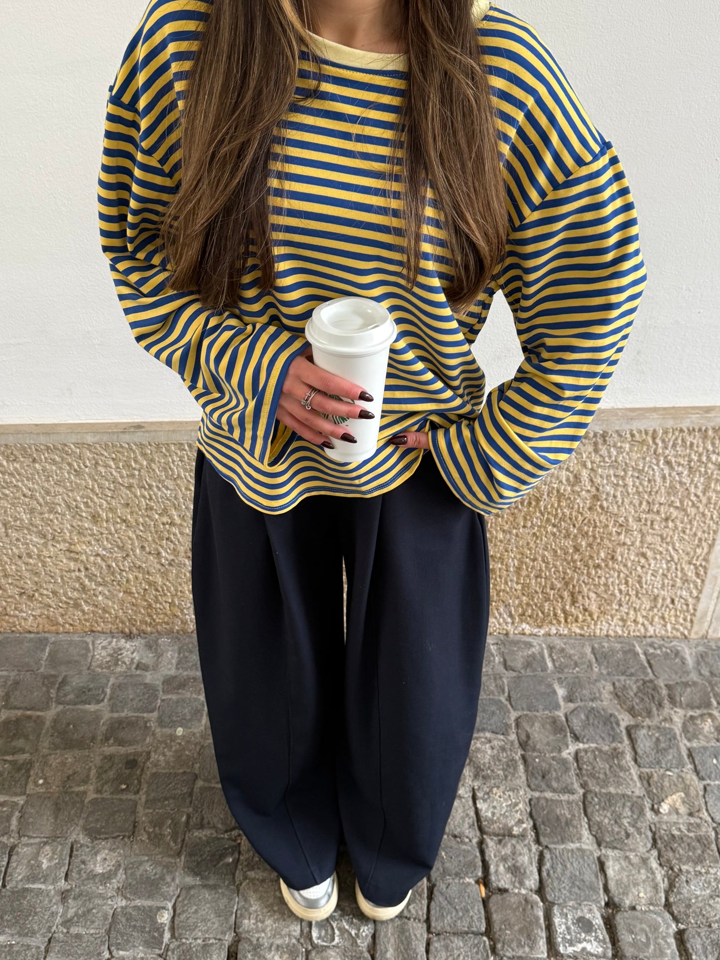 TOP ISADORA JAUNE/BLEU