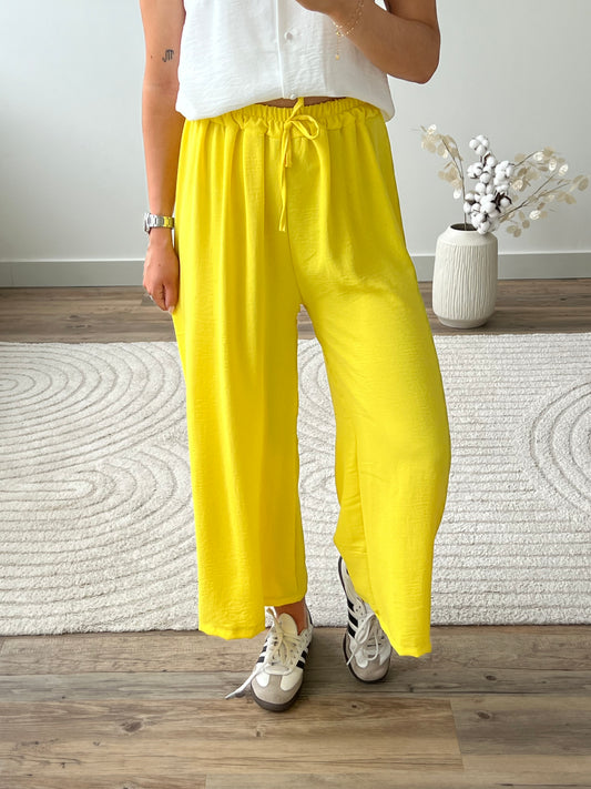 PANTALON FANNY JAUNE