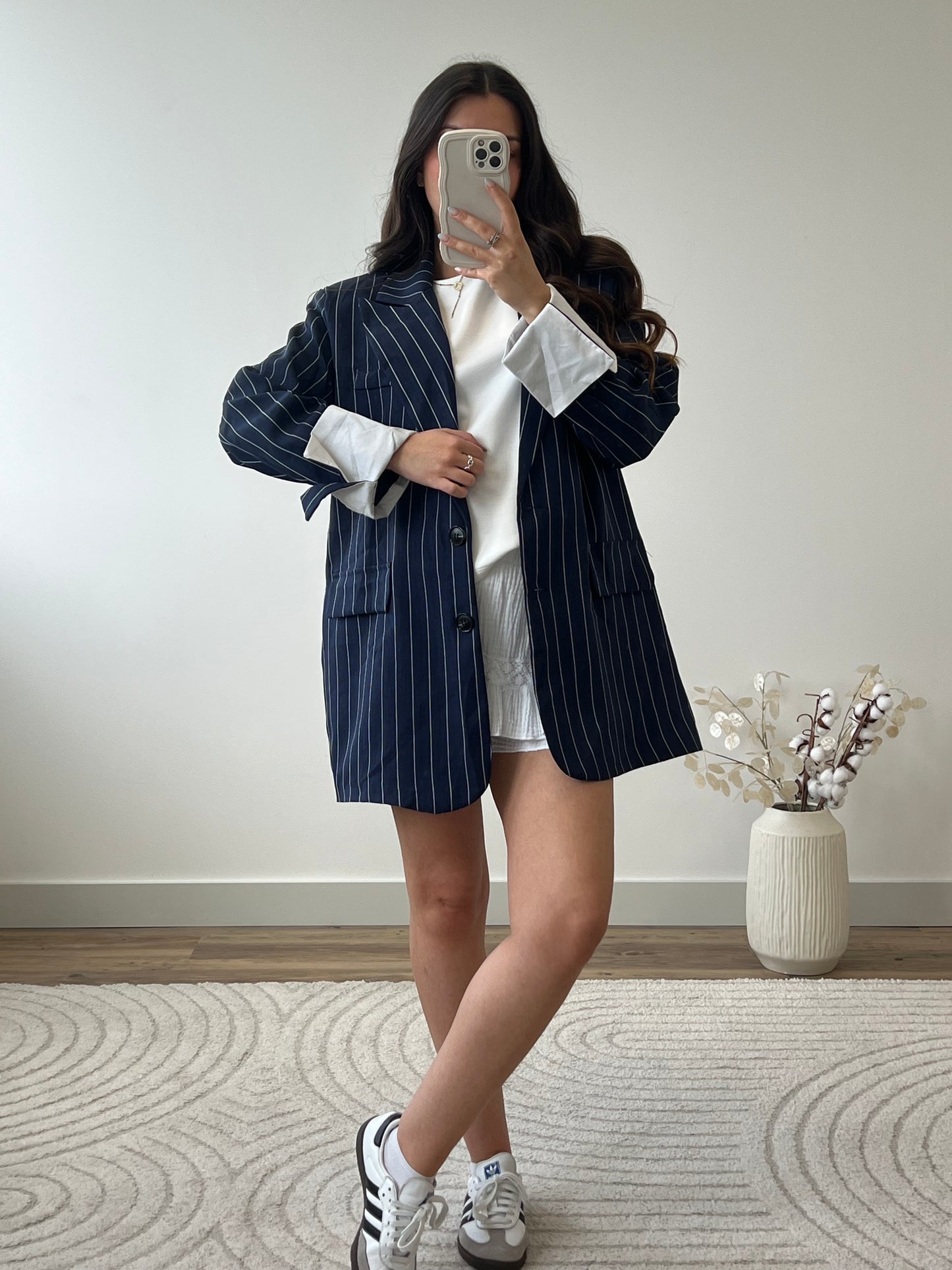 BLAZER CLEM BLEU MARINE