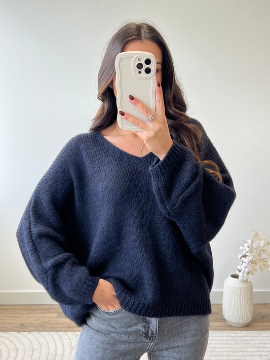 PULL ANA BLEU MARINE