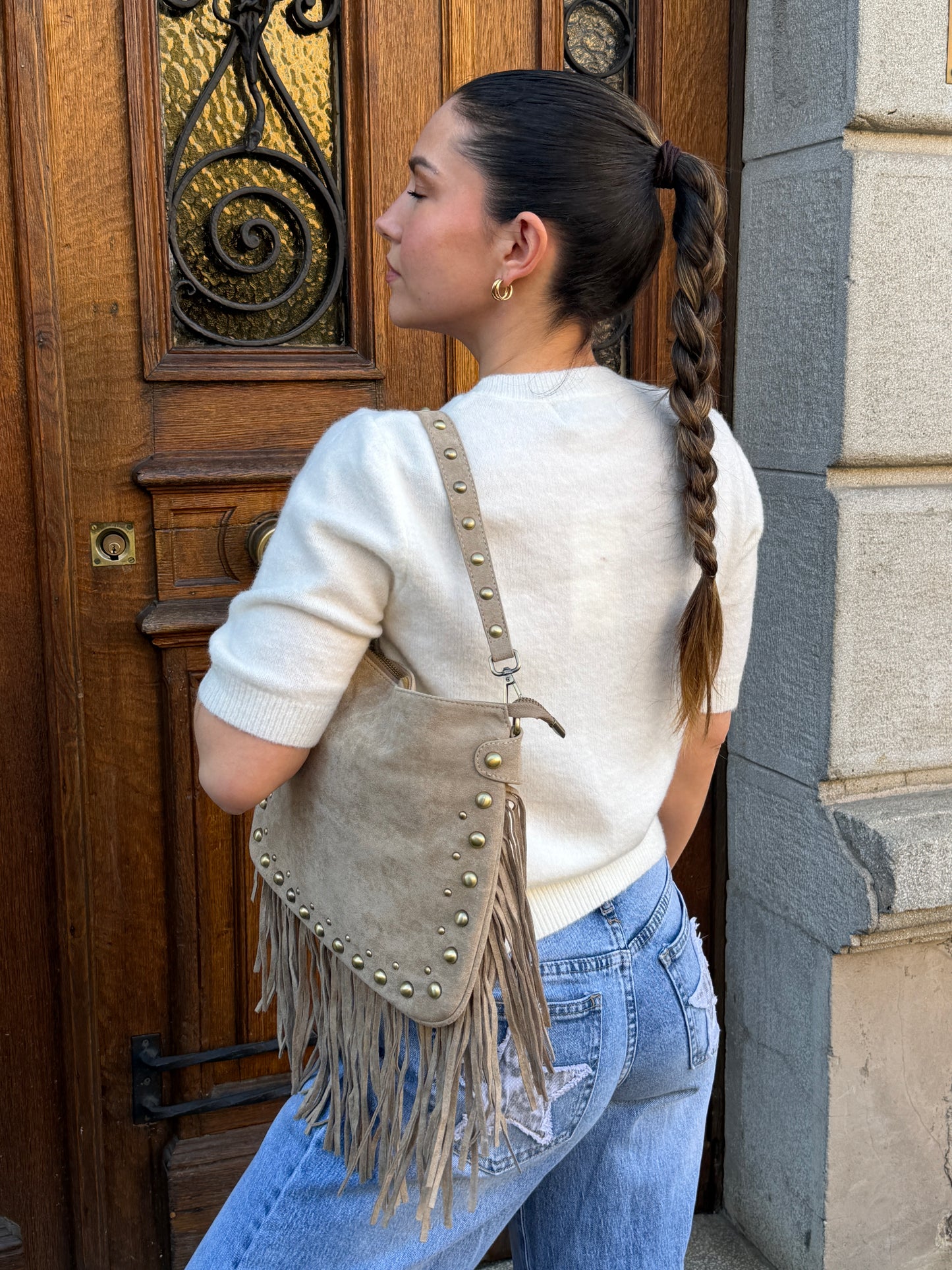 SAC FRANGE BEIGE