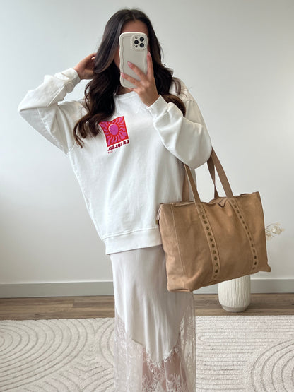 SAC BELLA BEIGE 100% CUIR