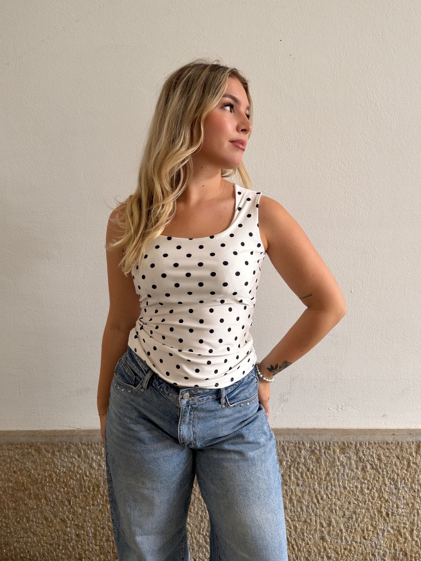 TOP ELOÏSE BLANC