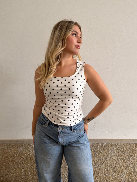 TOP ELOÏSE BLANC