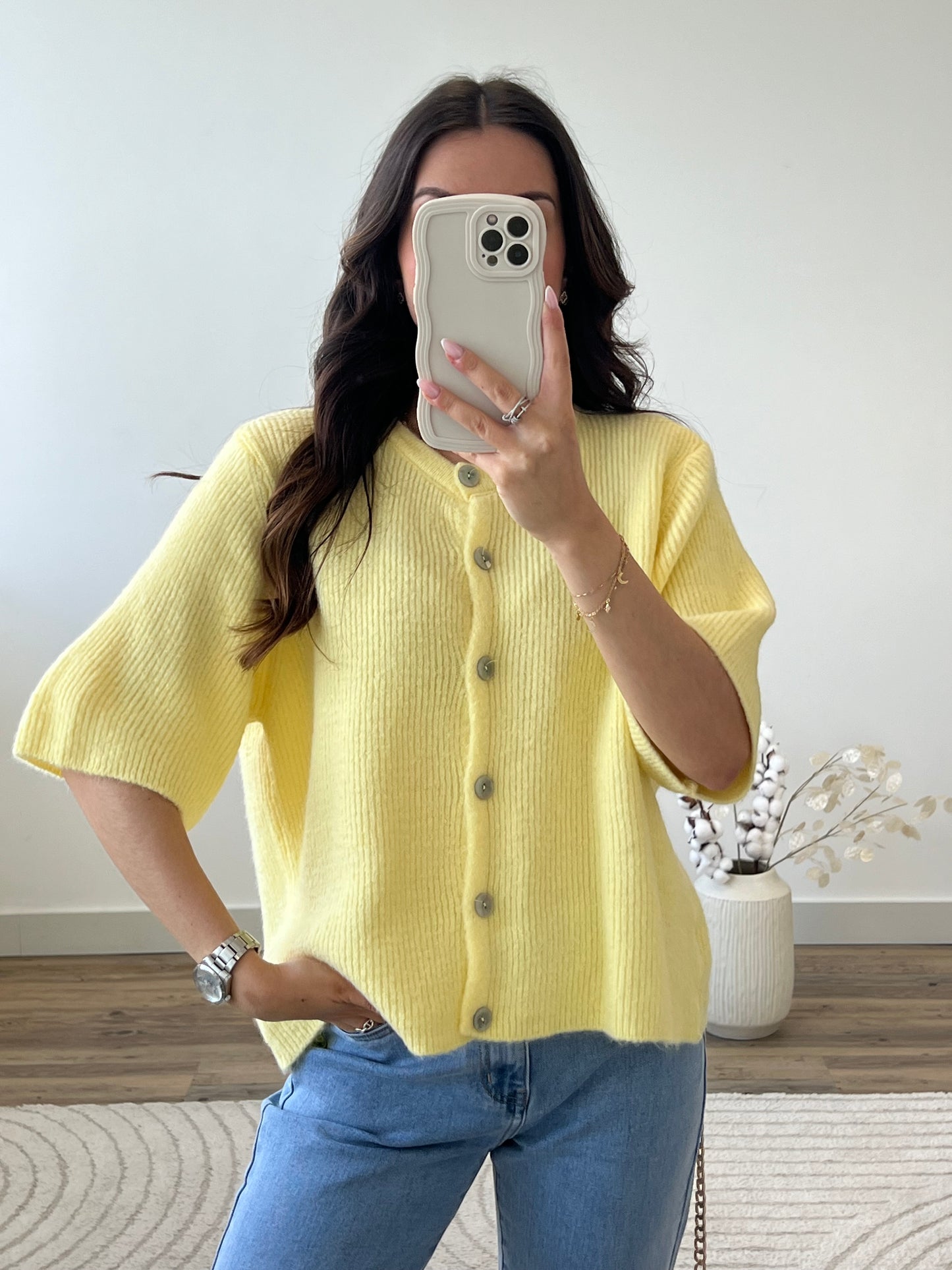 PULL CHARLOTTE JAUNE