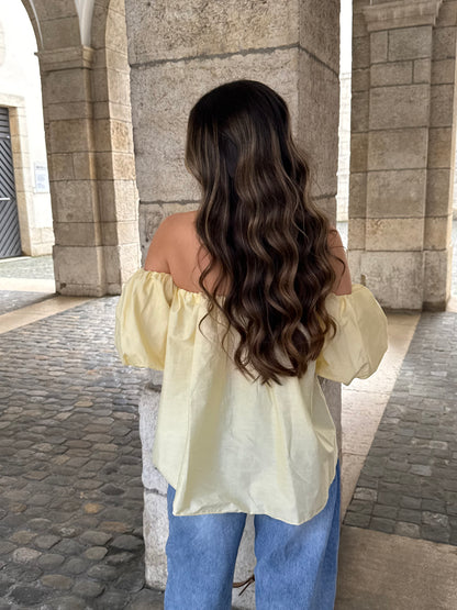 BLOUSE GABY JAUNE