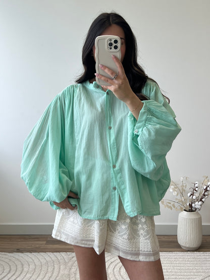 BLOUSE ELO VERT D’EAU